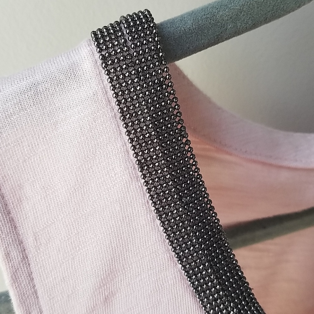 Blush peach/pink sleeveless tunic - Picture 3 of 4
